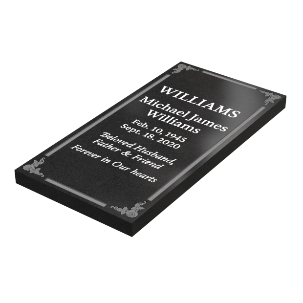 1601131 - Classic Flat Ledger Gravestone