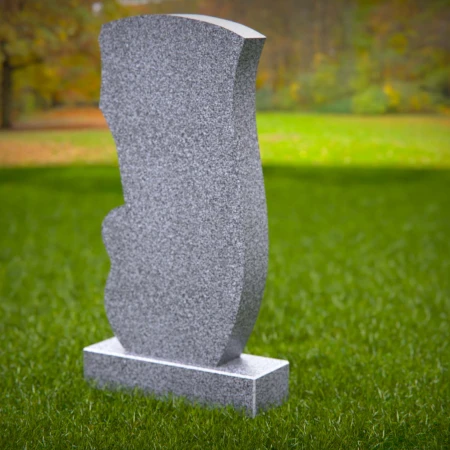 1500 - Granite Memorial Headstone with Guitar Carving - 4