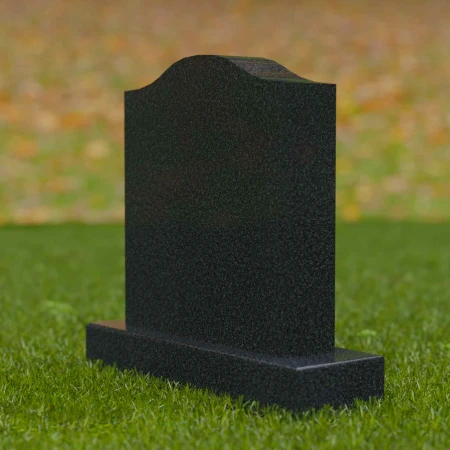 1718 - Classic Memorial Headstone with Curved Top - 5