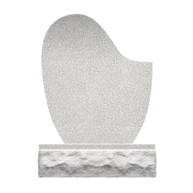 1209020 - Modernes abstraktes Denkmal mit glattem Kurvendesign