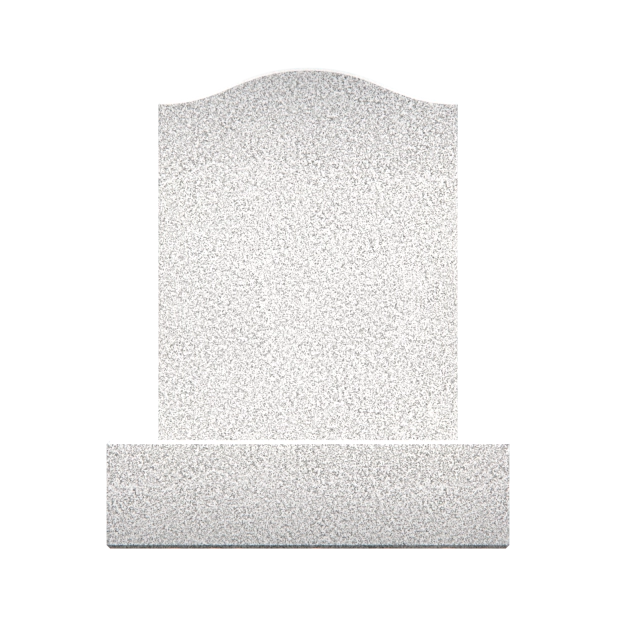 1201012 - Stehender Grabstein aus Granit mit religiösem Rosenkranz- und Rosendesign