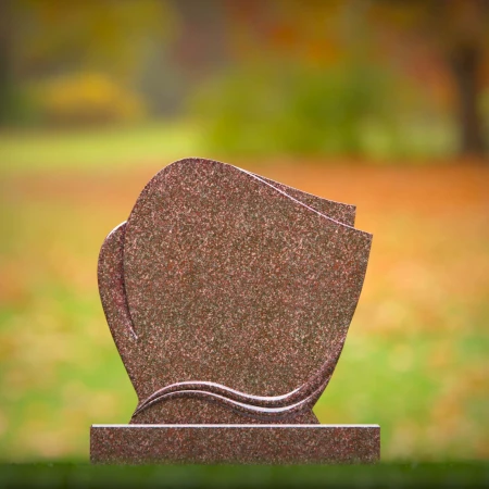 1761 - Artistic Layered Memorial Headstone – A Symbol of Elegance and Remembrance