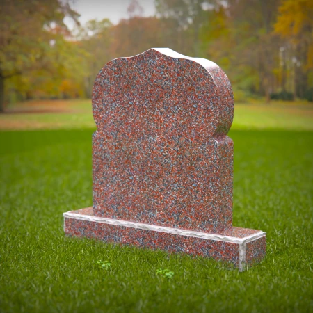 1410 - Islamic Gravestone with Arabic Inscription in a Serene Cemetery Setting - 1