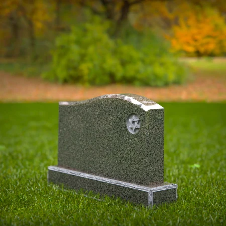 1386 - Jewish Memorial Headstone with Star of David - 7