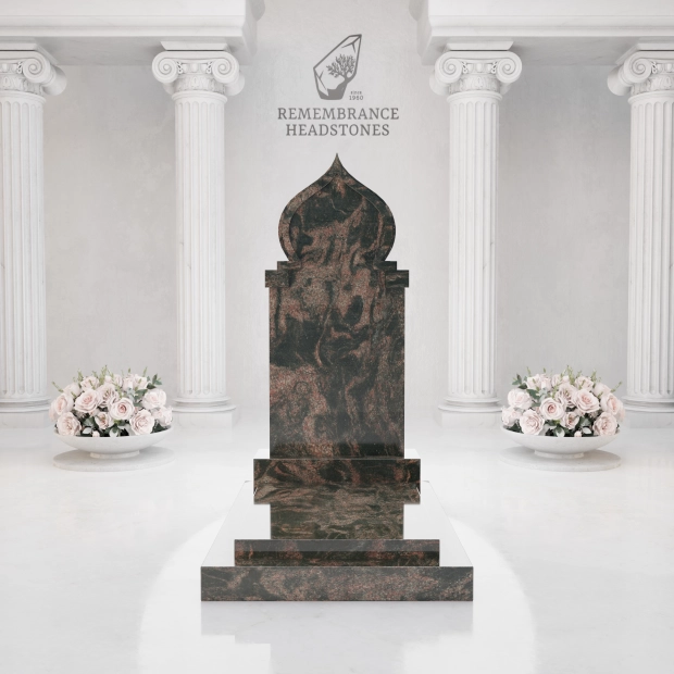 Luxury Islamic Crescent Ledger Memorial