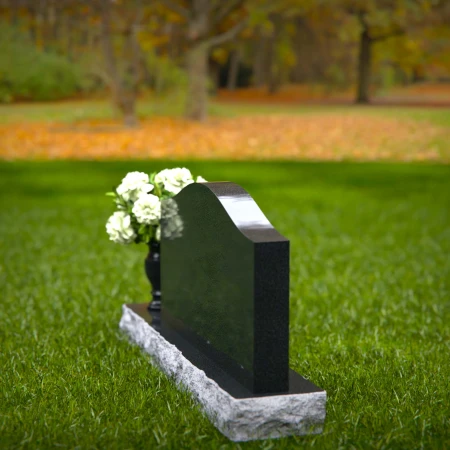 1350 - Classic Granite Memorial Headstone - 42