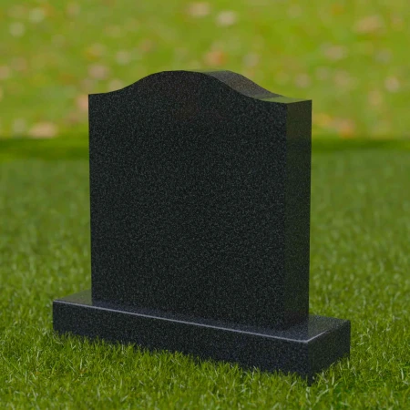 1718 - Classic Memorial Headstone with Curved Top - 1