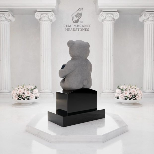 Luxury Teddy Bear Heart Child Memorial