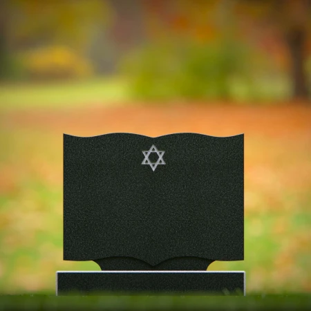 1383 - Timeless Jewish Memorial Headstone - 7