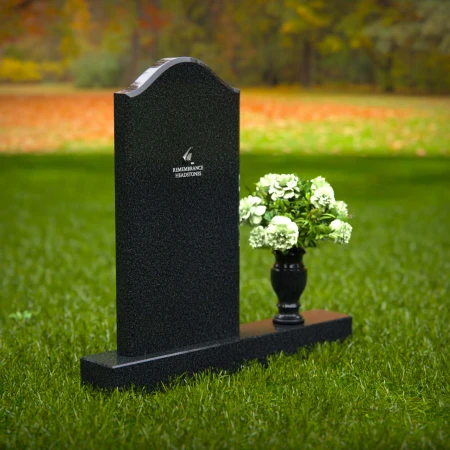 1330 - Classic Arched Headstone – A Graceful Memorial - 27