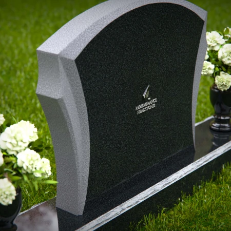 1352 - Elegant Granite Headstone – Timeless Memorial Design - 33