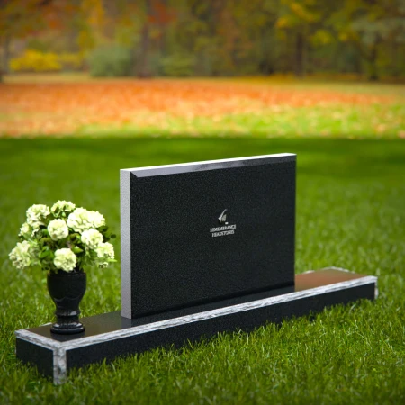 1357 - Modern Rectangular Granite Headstone – A Lasting Tribute - 39