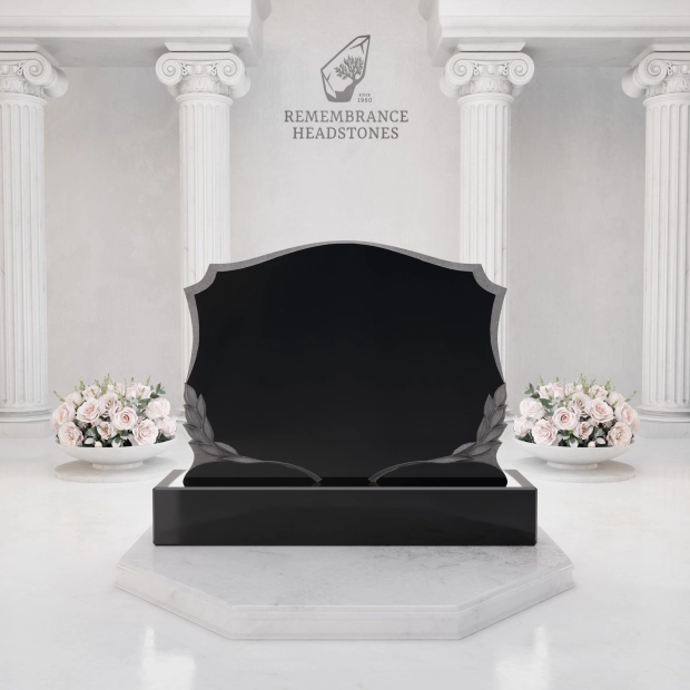Luxury Hindu Companion Granite Headstone