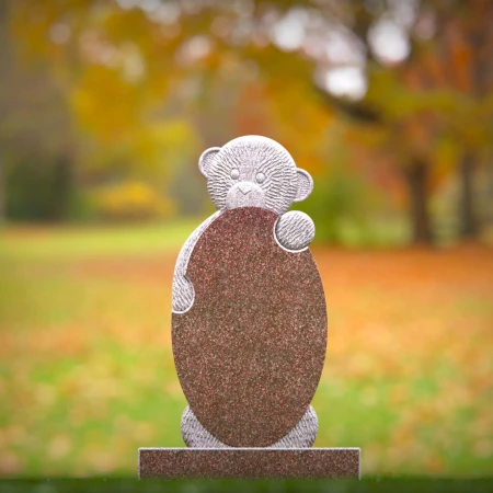 1452 - Teddy Bear Memorial Headstone for Children - 6