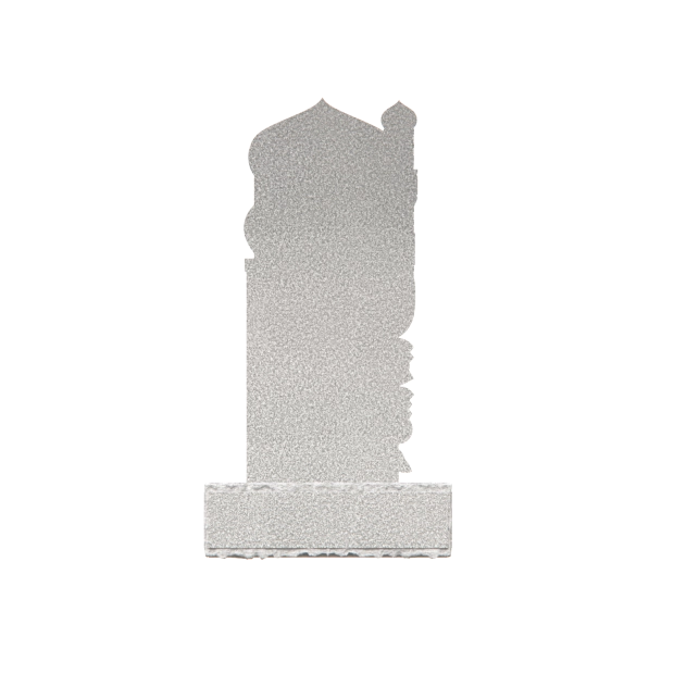 1205102 - Islamic Style Granite Headstone with Mosque-Inspired Arch