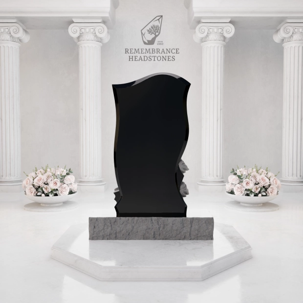 Premium Sculpted Rose Special Shape Memorial
