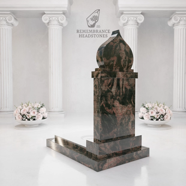 Luxury Islamic Crescent Ledger Memorial
