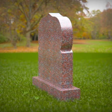 1417 - Islamic Gravestone with Arabic Inscription in a Tranquil Cemetery - 2