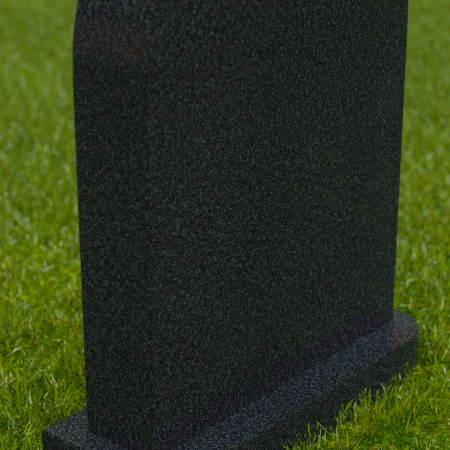 1712 - Classic Arched Memorial Headstone with Subtle Cross - 3