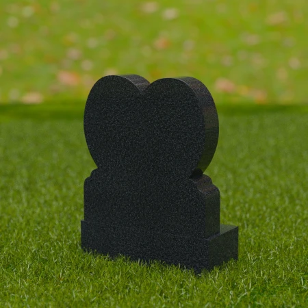 1692 - Heart-Shaped Memorial Headstone – A Symbol of Love and Everlasting Remembrance - 2