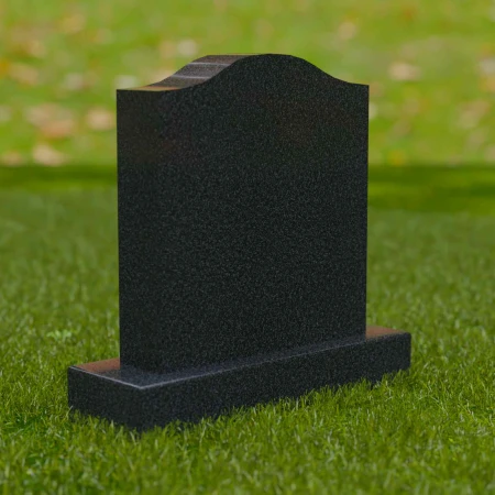 1718 - Classic Memorial Headstone with Curved Top - 3