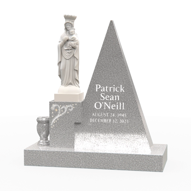 1205126 - Monumento Pirámide con Estatua de la Virgen María