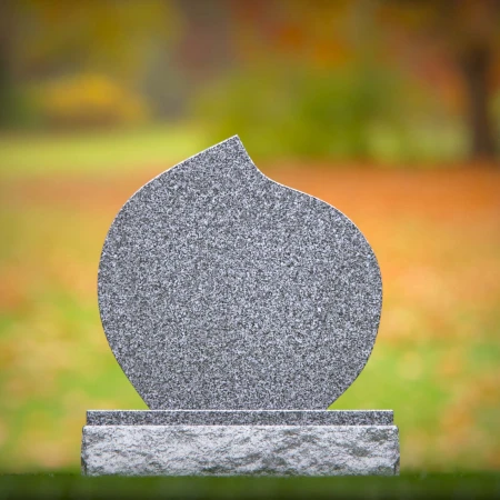 1751 - Elegant Teardrop Memorial Headstone – A Symbol of Love and Remembrance