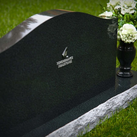 1350 - Classic Granite Memorial Headstone - 45