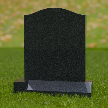 1713 - Traditional Curved Memorial Headstone for a Timeless Tribute