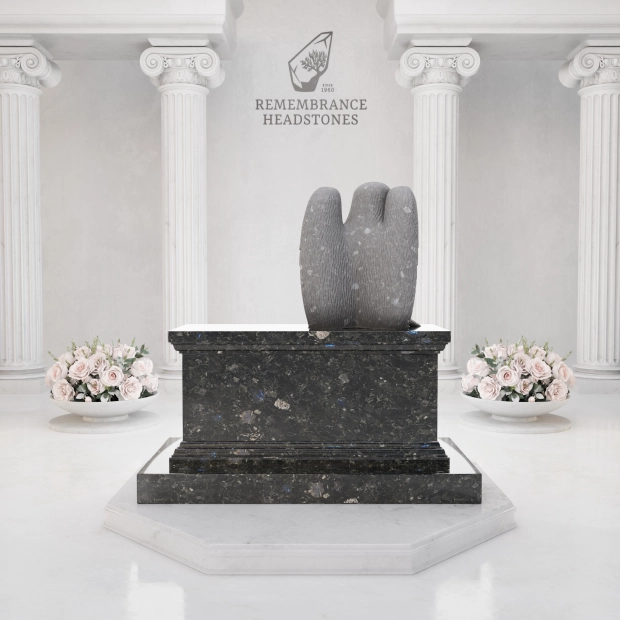 Luxury Marble Angel Columbarium Bench