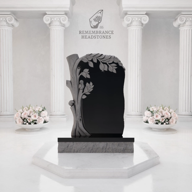 Premium Tree of Honor Special Shape Granite Memorial