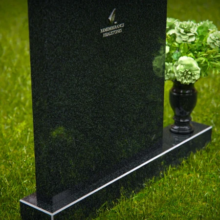 1328 - Timeless Upright Headstone with Rounded Top - 53