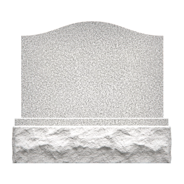 1201014 - Jewish Memorial Stone – Menorah & Star of David Design