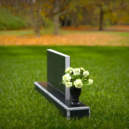 1357 - Modern Rectangular Granite Headstone – A Lasting Tribute - 25