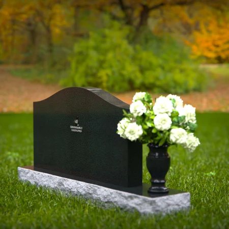 1350 - Classic Granite Memorial Headstone - 50