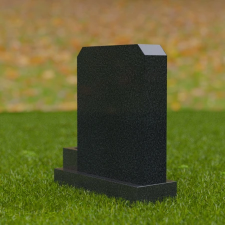 1689 - Traditional Memorial Headstone with a Built-in Vase – A Classic Tribute - 4