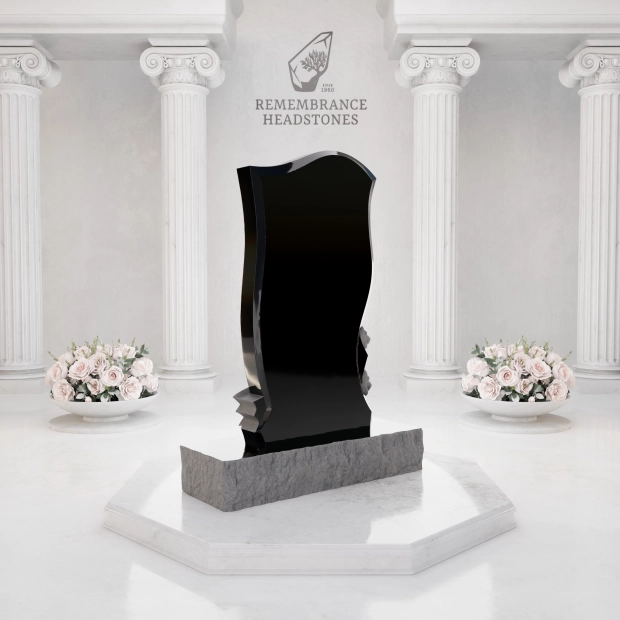 Premium Sculpted Rose Special Shape Memorial