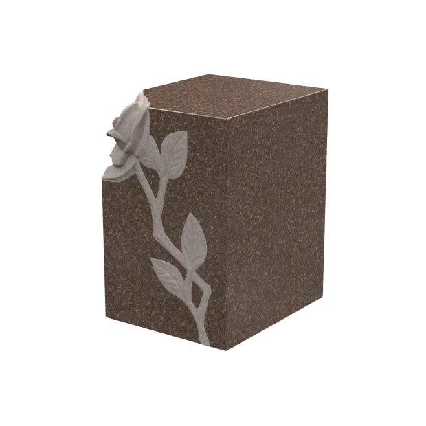 1808140 - Urna Conmemorativa Grabada con Rosa