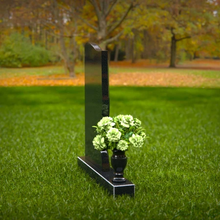 1407 - Elegant Modern Headstone with Unique Design for Lasting Memorial - 42