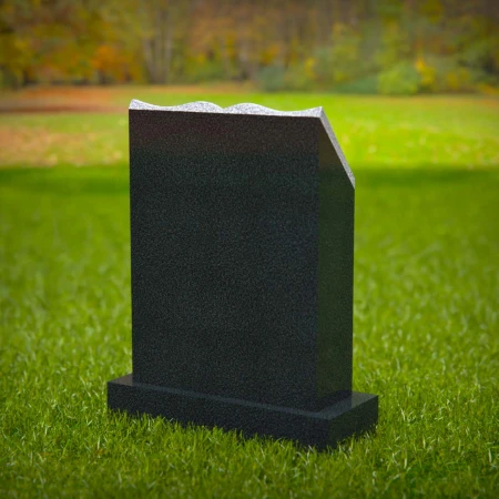 1600 - Book-Shaped Memorial Headstone with Religious Engravings - 2