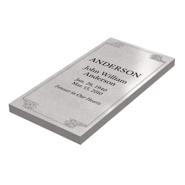 1604132 - Timeless Flat Ledger Gravestone