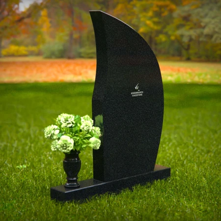 1354 - Sleek Contemporary Headstone – Timeless Tribute in Granite - 48